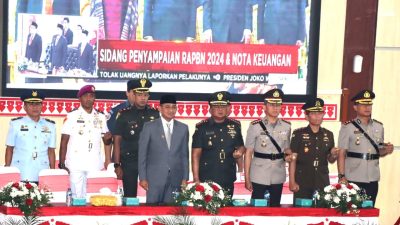 Kapolrestabes Medan Hadiri Undangan DPRD Kota Medan Dalam Siaran Langsung Pidato Presiden RI Pada Sidang Tahunan MPR RI