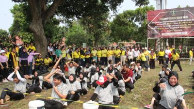 Semarak HUT Kemenkumham dan HUT RI, Lapas Kelas IIA Tangerang Gelar Perlombaan Bagi Pegawai