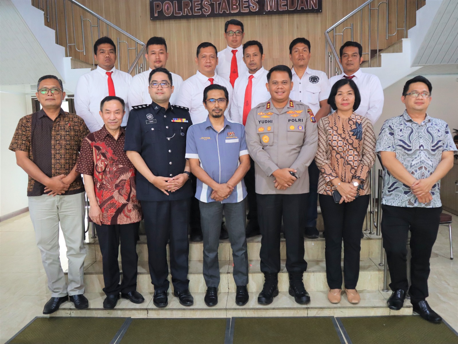 Konjen Malaysia Silaturahmi ke Polrestabes Medan