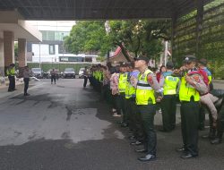 Kasat Samapta Restabes Medan Pimpin Apel Kesiapan Kedatang RI 1