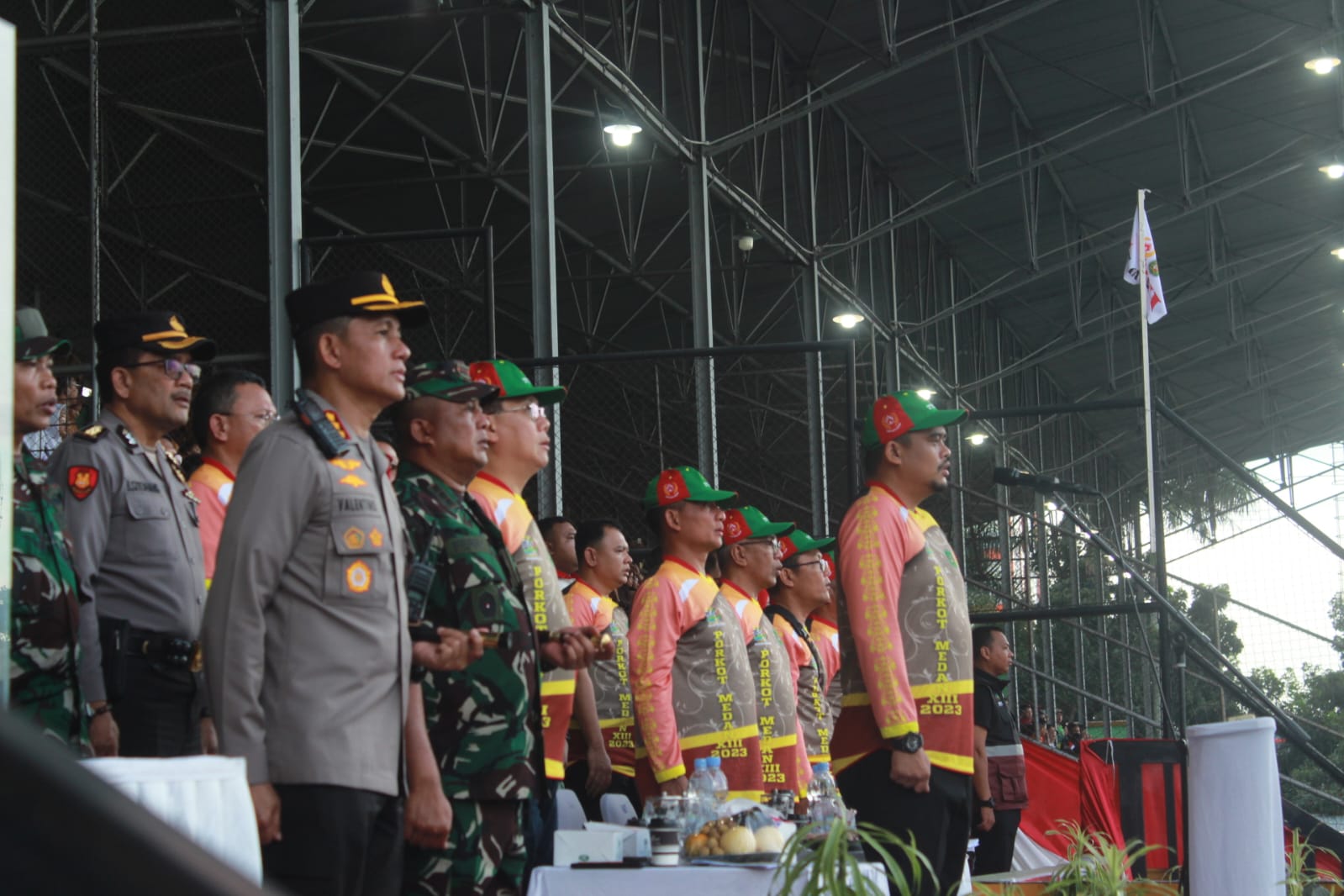 Kapolrestabes Medan Hadiri Pembukaan Porkot di Stadion Teladan