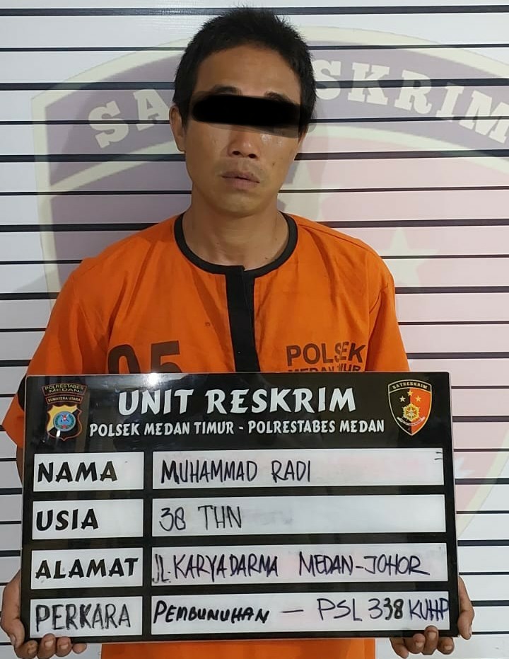 Polsek Medan Timur Amankan Pelaku Pembunuhan