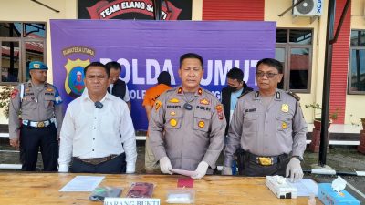 Polres Tebing Tinggi Tangkap 1 Bandar Narkoba, 196,36 Gram Sabu Disita