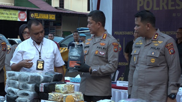 Sat Narkoba Polrestabes Medan Ungkap 509 Kasus Narkoba Sejak Januari Hingga Agustus 2023