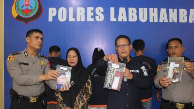 Sindikat Narkoba Antar Provinsi Diciduk Polres Labuhan Batu