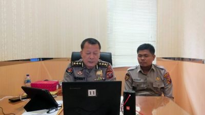 Melalui Zoom Meeting Kabid Humas Di Wakili Kasubbid Penmas Memberikan Materi Program Polri Belajar Kepada Kasi Humas Jajaran Polda Sumut