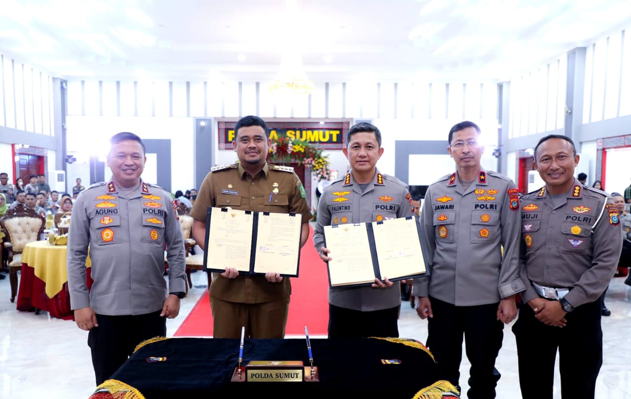 Kapolrestabes Medan Hadiri Launching Smart City di Polda Sumut