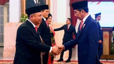 Presiden Jokowi Lantik Kepala Bakamla dan Kepala Barantin