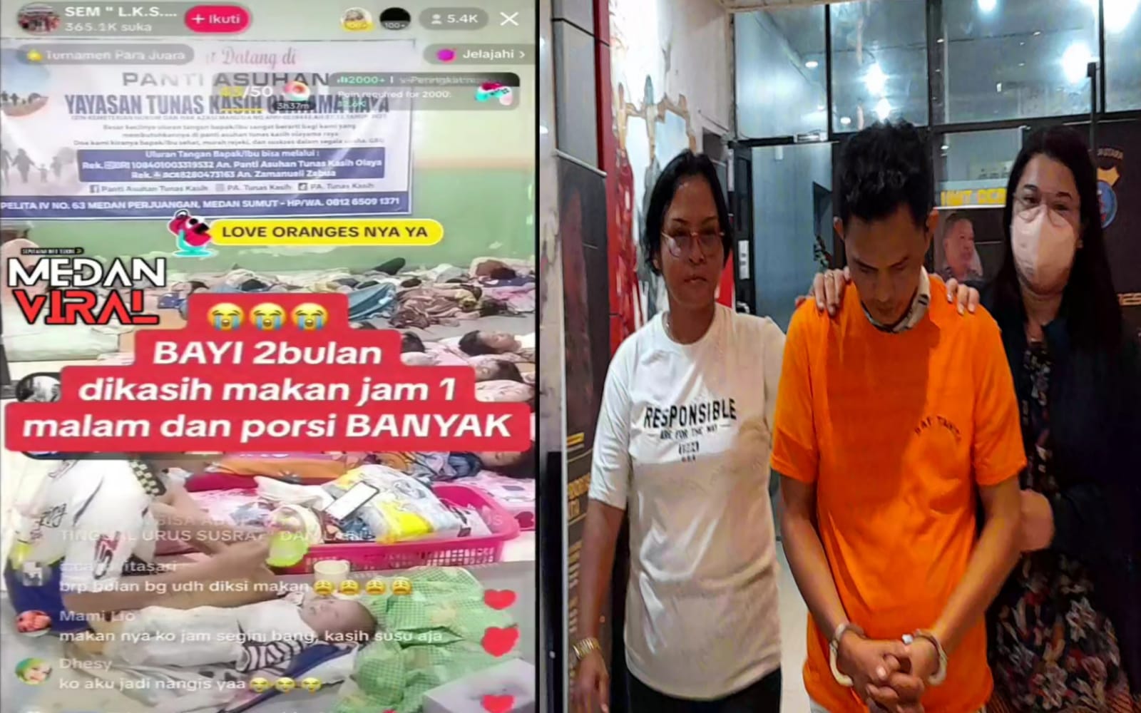 Viral di Tik Tok, Pengelola Panti Asuhan Eksploitasi Anak Ditahan Polrestabes Medan