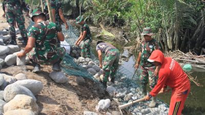 Dansatgas: TMMD 118 Kodim 0201/Medan Termasuk Lestarikan Budaya Gotong Royong 