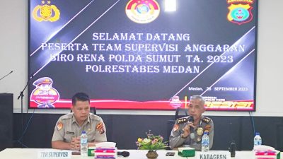 Tim Supervisi Asistensi Dari Rorena Kunjungi Polrestabes Medan