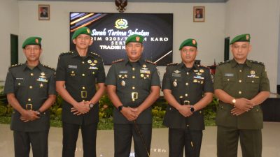 Danrem 023/KS Pimpin Sertijab Dandim 0205/TK dan Tradisi Korps Satuan