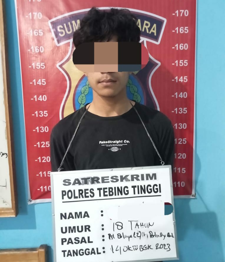 Cabuli Pacarnya, Seorang Mahasiswa Ditangkap Polres Tebing Tinggi