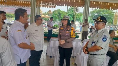 Kasat Lantas Polres Tebing Tinggi Hadiri Apel Kendaraan