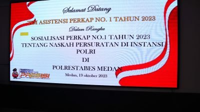 Polrestabes Medan Gelar Sosialiasi Perkap No.1 Tahun 2023 Tentang Naskah Kedinasan