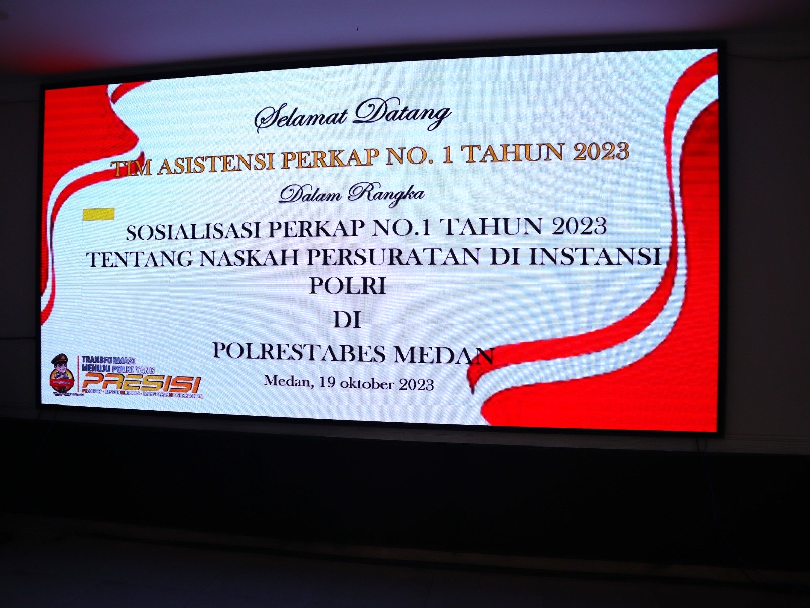 Polrestabes Medan Gelar Sosialiasi Perkap No.1 Tahun 2023 Tentang Naskah Kedinasan