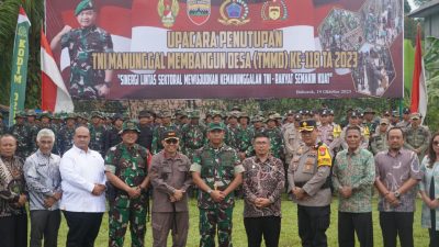 Danrem 022/PT, Resmi Menutup Kegiatan TNI Manunggal Membangun Desa (TMMD) Ke-118 Kodim 0203/Langkat