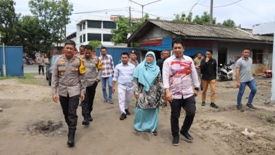 Kapolrestabes Medan Cek Gudang Logistik KPU dan Bawaslu di Jalan Yos Sudarso