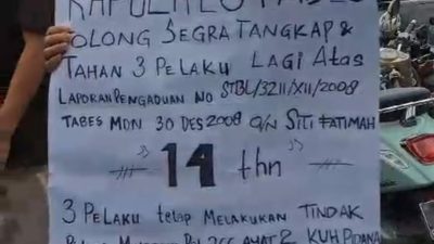 14 Tahun Kasus Mengendap Emak-Emak Geruduk Polresta Medan