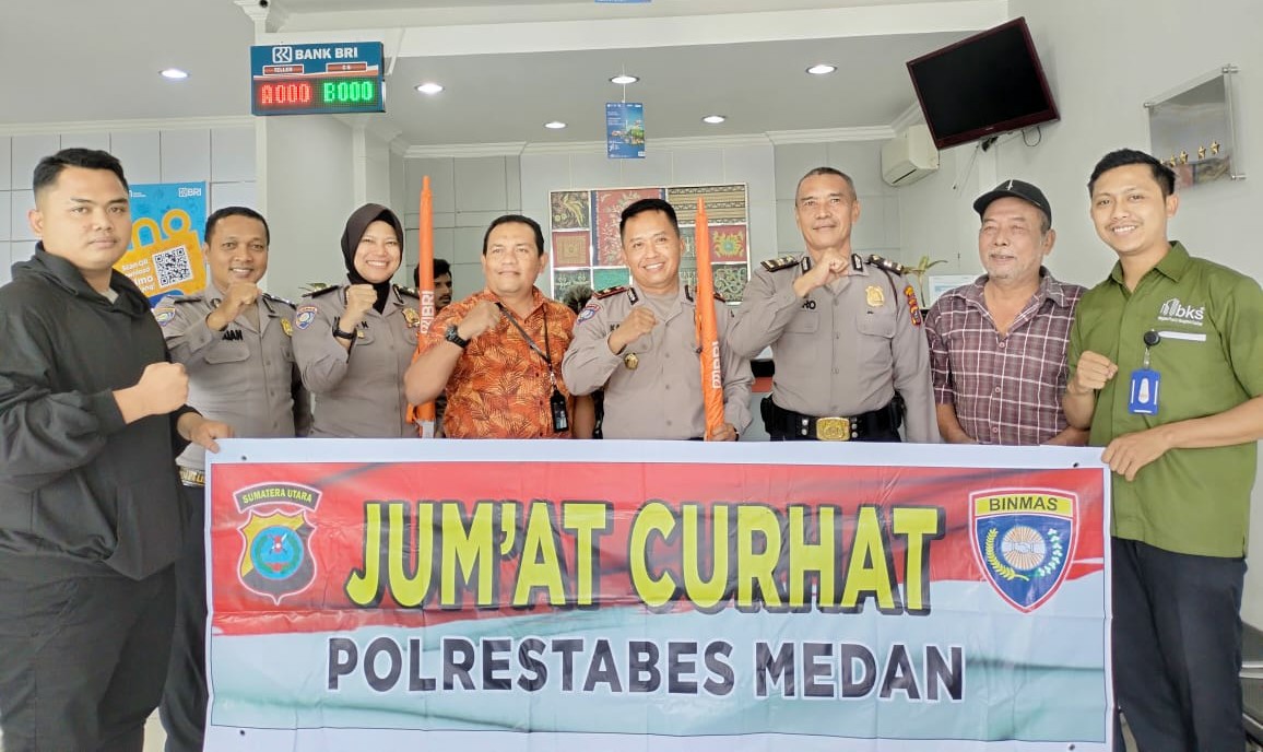 Tampung Aspirasi Warga, Binmas Polrestabes Medan Gelar Jumat Curhat