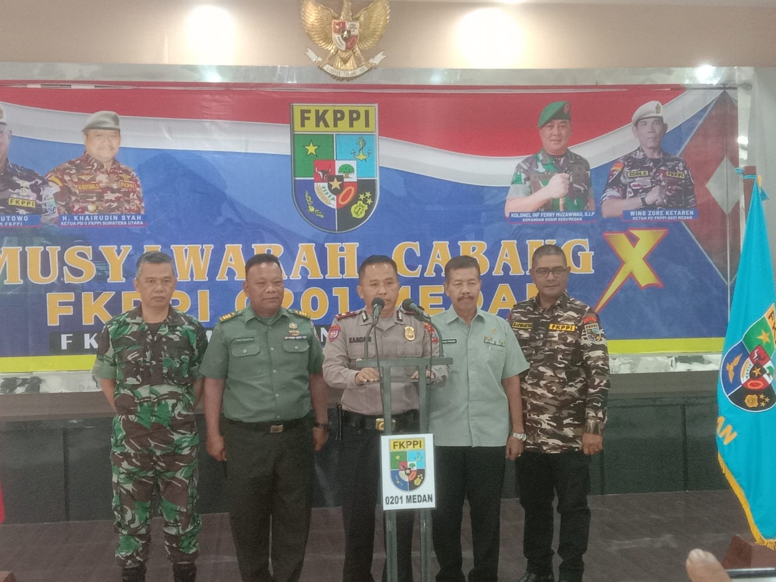 Polrestabes Medan Hadiri Musyawarah Cabang X FKPPI 0201 Medan