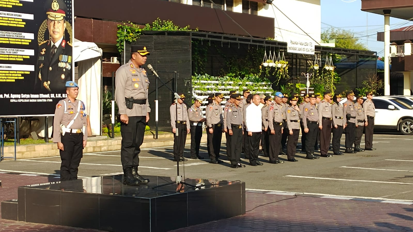 Wakapolrestabes Medan Pimpin Apel Pagi, Poin Ketiga Paling Penting