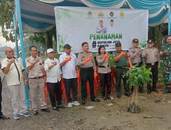 Polrestabes Medan dan Polsek Patumbak Tanam 10 Juta Pohon