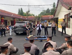 Sat Samapta Polrestabes Medan Gelar Latihan Bantuan Hidup Dasar