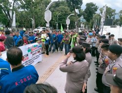 Polrestabes Medan Amankan Unras Gebrak Sumut di Kantor Gubernur