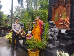 Cooling System Pemilu Damai, Polrestabes Medan Silaturahmi ke Tokoh Agama Biksu Ratana Panno Medan