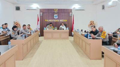 Kapolda Sumut Gelar Rapat Kesiapan PAM Tahapan Kampanye Ops Mantab Brata 2023