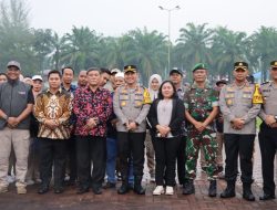 Wakapolrestabes Medan Ikuti Deklarasi Damai Bawaslu Deli Serdang