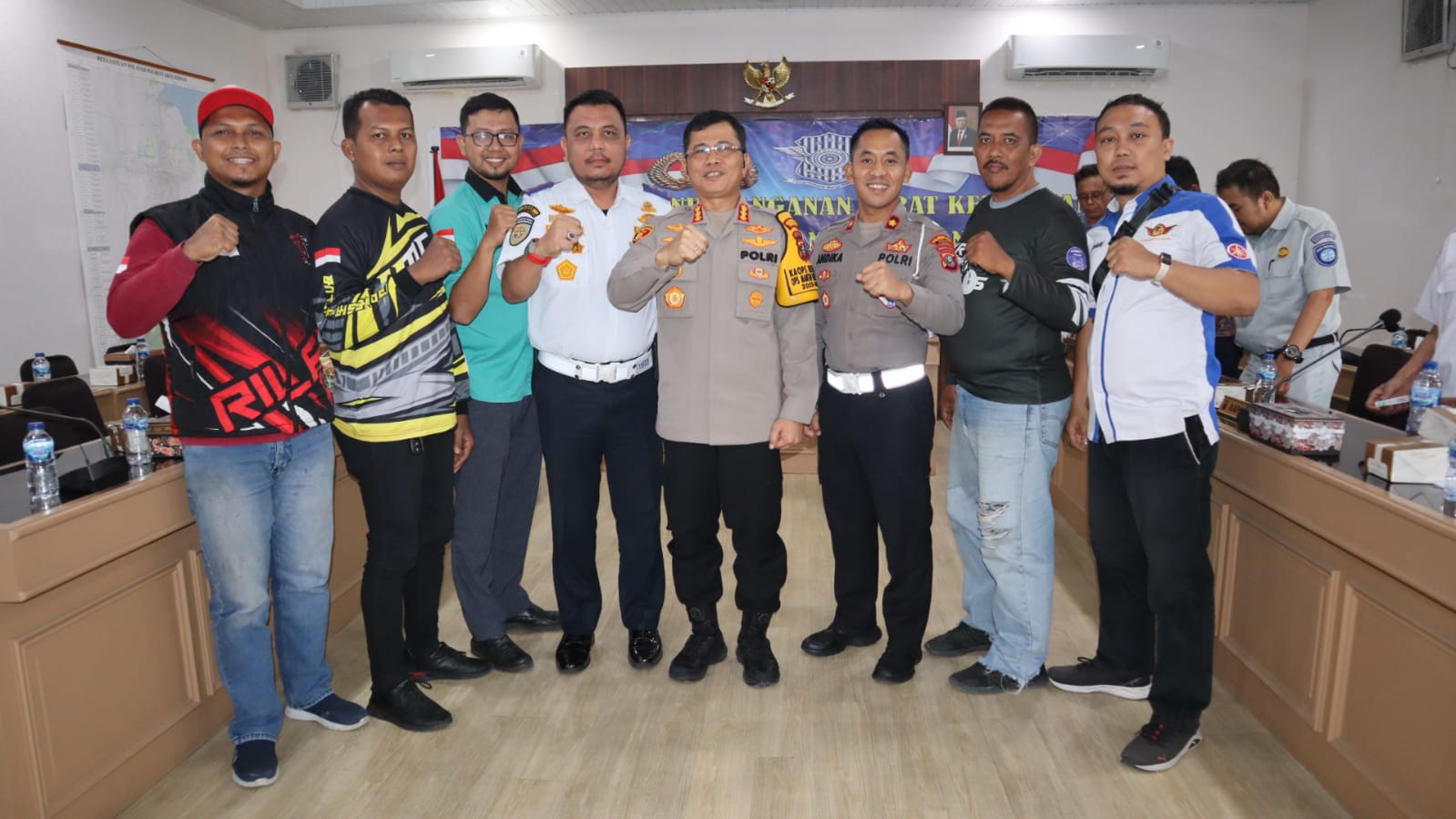 Kapolrestabes Medan Ikuti Penandatanganan Draff SK FLLAJ Melalui Zoom Meeting Dan Akan Mengaktifkan Kawasan Tertib Berlalu Lintas