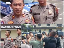 Kasat Lantas Polrestabes Medan, Kompol Andika Temanta Purba, memberikan penjelasan terkait kecelakaan lalu lintas yang dialami mobil sport Porsche