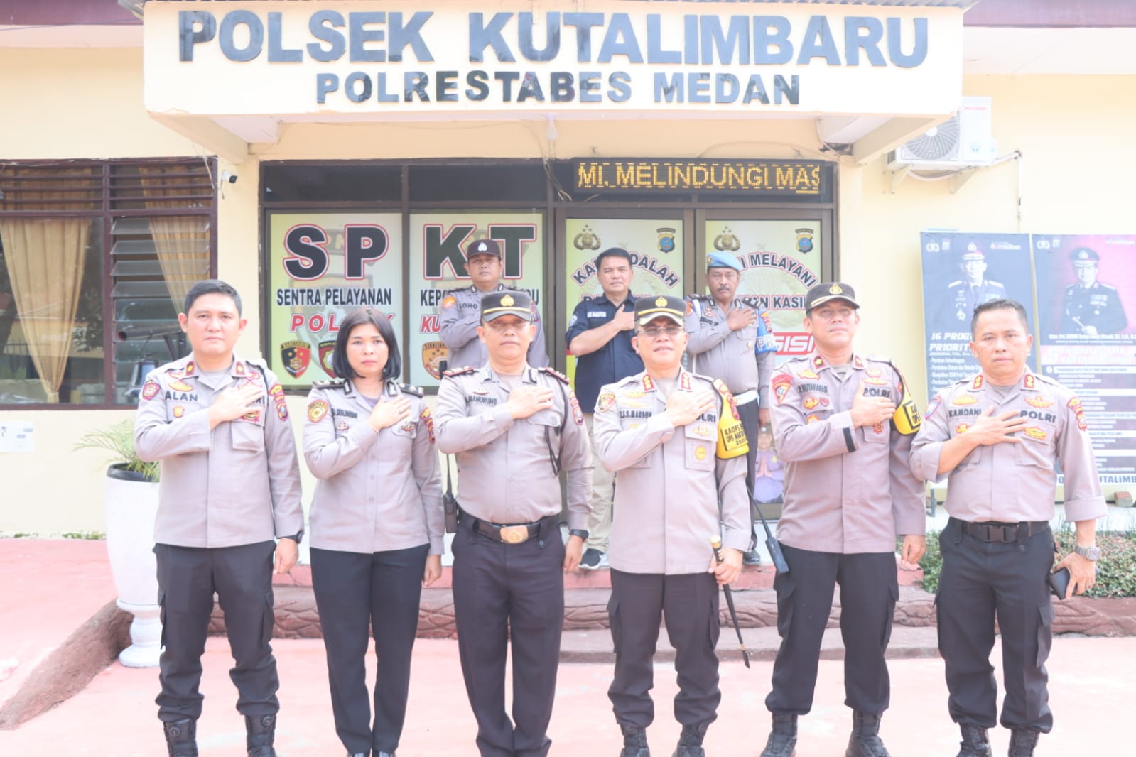 Sidak Polsek Kutalimbaru, Ini Isi Arahan Kapolrestabes Medan