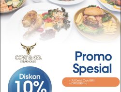 BRI Medan Gatot Subroto dan Cow & Co. Steakhouse Lagi Ada Promo Spesial buat Pengguna All Debit Card BRI dan QRIS Brimo