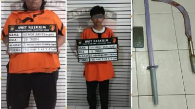 Kurang Dari 24 Jam, Polsek Medan Timur Amankan Pelaku Pembacokan Dua Remaja di Medan