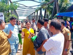 Akhirnya !!! Jembatan Swadaya Masyarakat Di Titi Besi Batang Serangan Dibuka Dan Dapat Dilintasi.