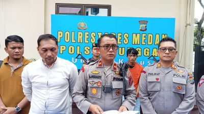 Doorrr!!!... Polsek Sunggal Tembak Pelaku Curanmor Yang Beraksi Di 16 Lokasi