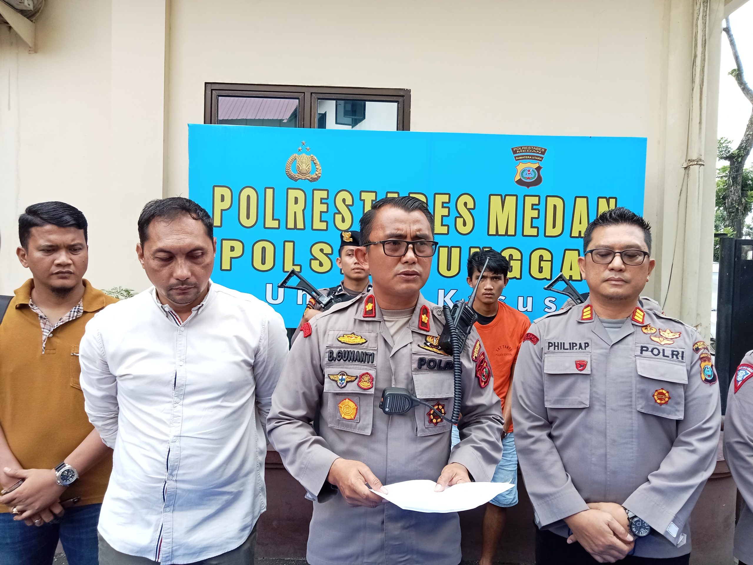 Doorrr!!!... Polsek Sunggal Tembak Pelaku Curanmor Yang Beraksi Di 16 Lokasi