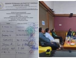 dr Juwita Anak Ribka Tjiptaning Jadi Ketua DRPD Lebak, Fraksi Tolak Keras