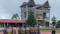 Persiapan Pilkada Serentak , Polres Humbahas Intensifkan Latihan Dalmas