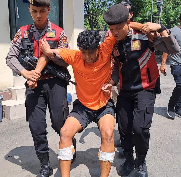 Polisi Tangkap Empat Begal Yang Beraksi di Sembilan Lokasi, Dua Pelaku Ditembak