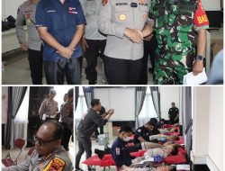 HUT Humas Polri ke-73, Polrestabes Medan Gelar Donor Darah Demi Kemanusiaan