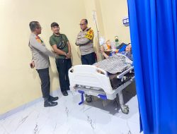 Didampingi Kapolsek Sunggal, Kapolrestabes Medan Jenguk Ibu Rumah Tangga Korban Jambret