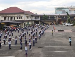 Polrestabes Medan Gelar Olah raga Pagi Rutin, Demi Kesehatan dan Kebugaran Personel