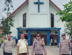 Polresta Deli Serdang dan Polsek Jajaran Laksanakan Pengamanan Ibadah Gereja