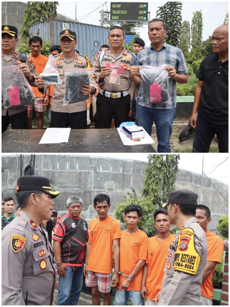 Empat Pelaku Pencurian di Tol Medan Tembung Ditangkap Kurang Dari Satu Jam