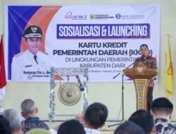 Permudah Transaksi, Pemkab Dairi Launching Kartu Kredit Pemerintah Daerah