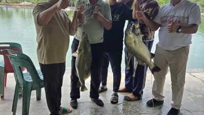 Kakanwil Ditjenimipas Sumut Yudi Suseno Pancing Ikan Siakap 8 Kg, Dukung Program Sosial GM FKPPI Medan